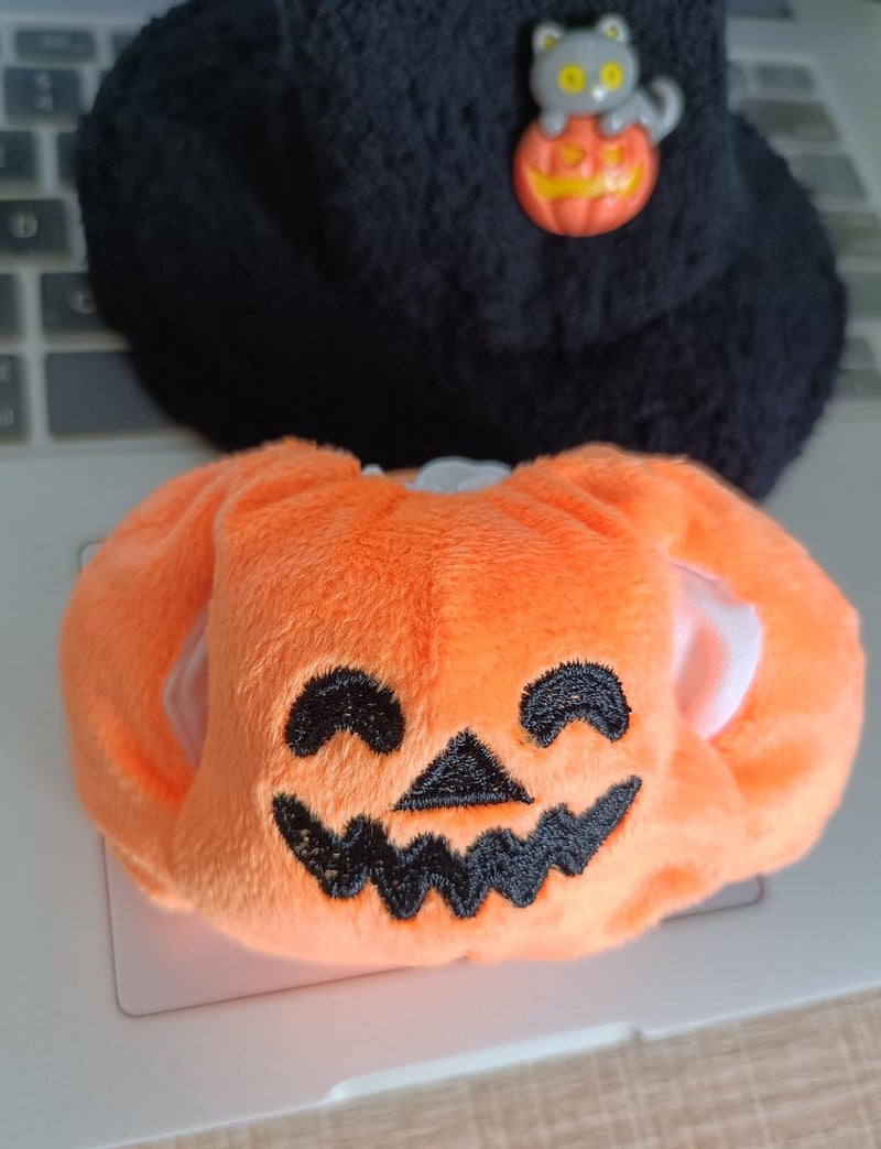 JSLOVFLO Doll Outfit Clothes Set for 17cm Dolls  Premium Fashion Halloween Pumpkin Witch Hat for Dolls Accessories (NO Doll) (Halloween Pumpkin) - Image 4